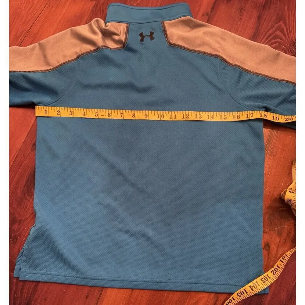 Congressional country club Performance Quarter Zip Pull Over Blue Size 6 Golf